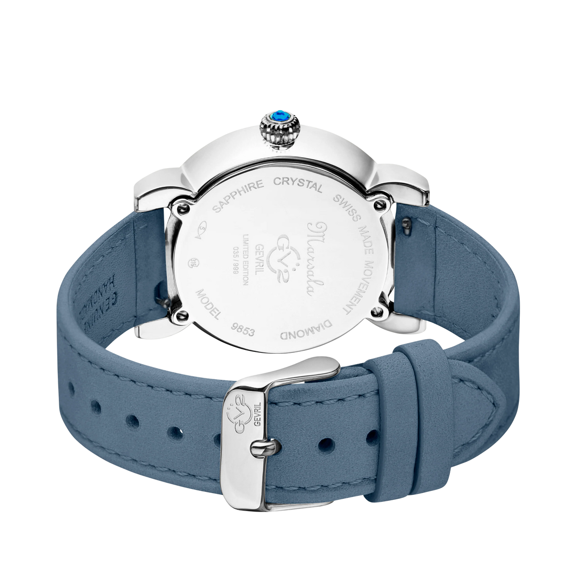 Gevril Watch - GV2 Marsala Tortoise Diamond 9850