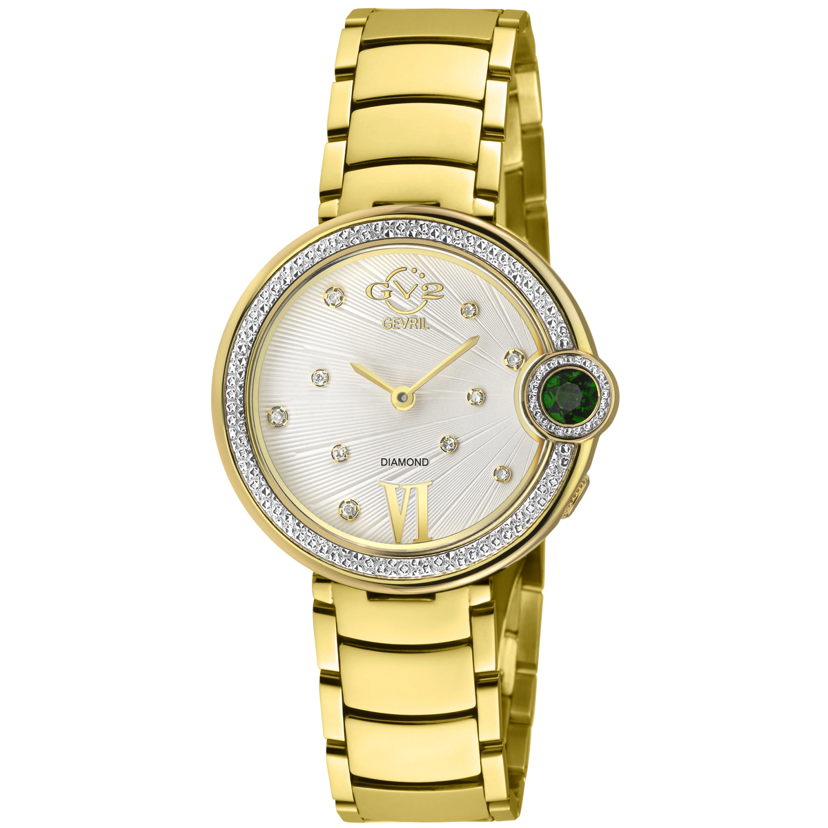 Geril Watch - GV2 Perugia Gemstone Diamond Watch /14702B
