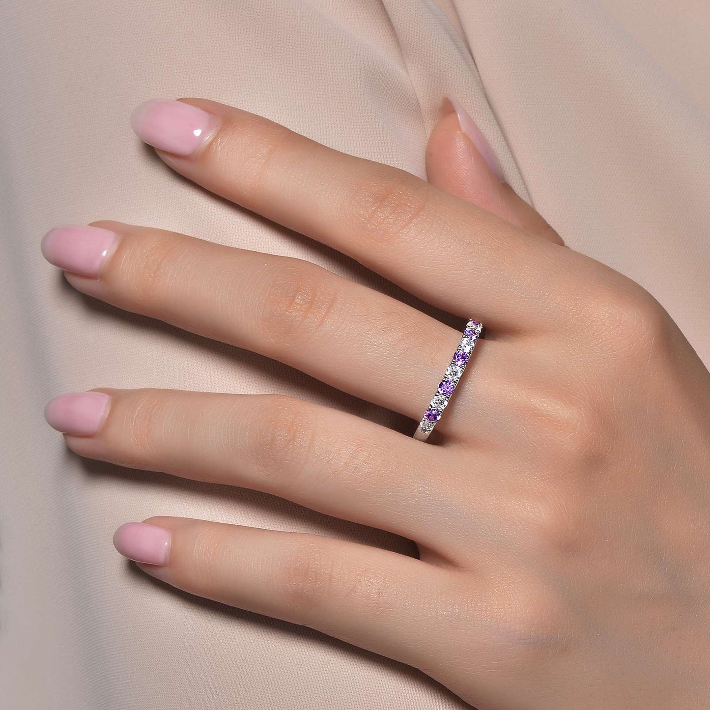 May Birthstone Ring