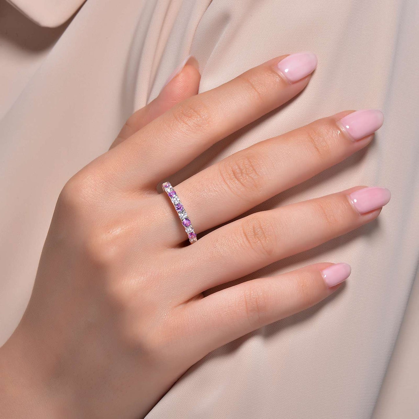 May Birthstone Ring