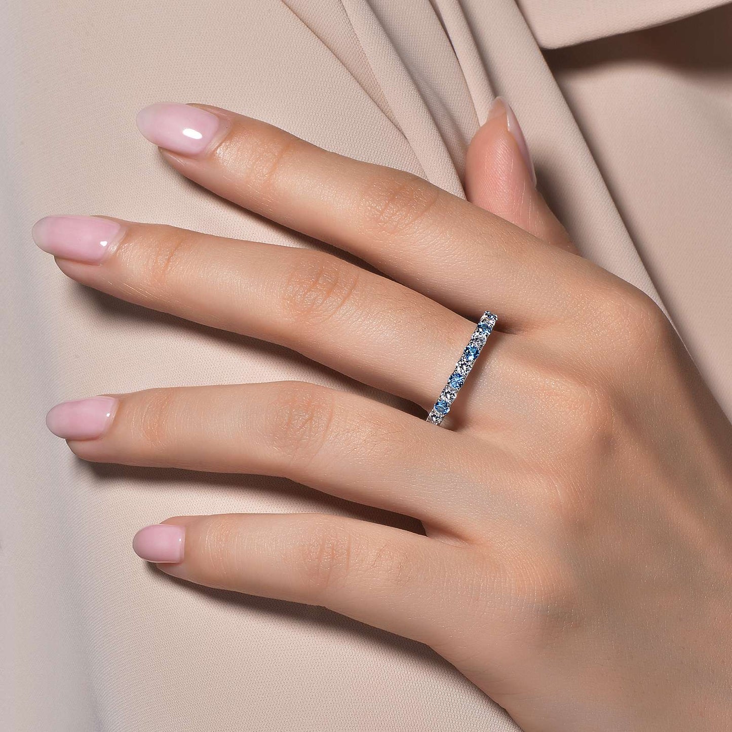 May Birthstone Ring