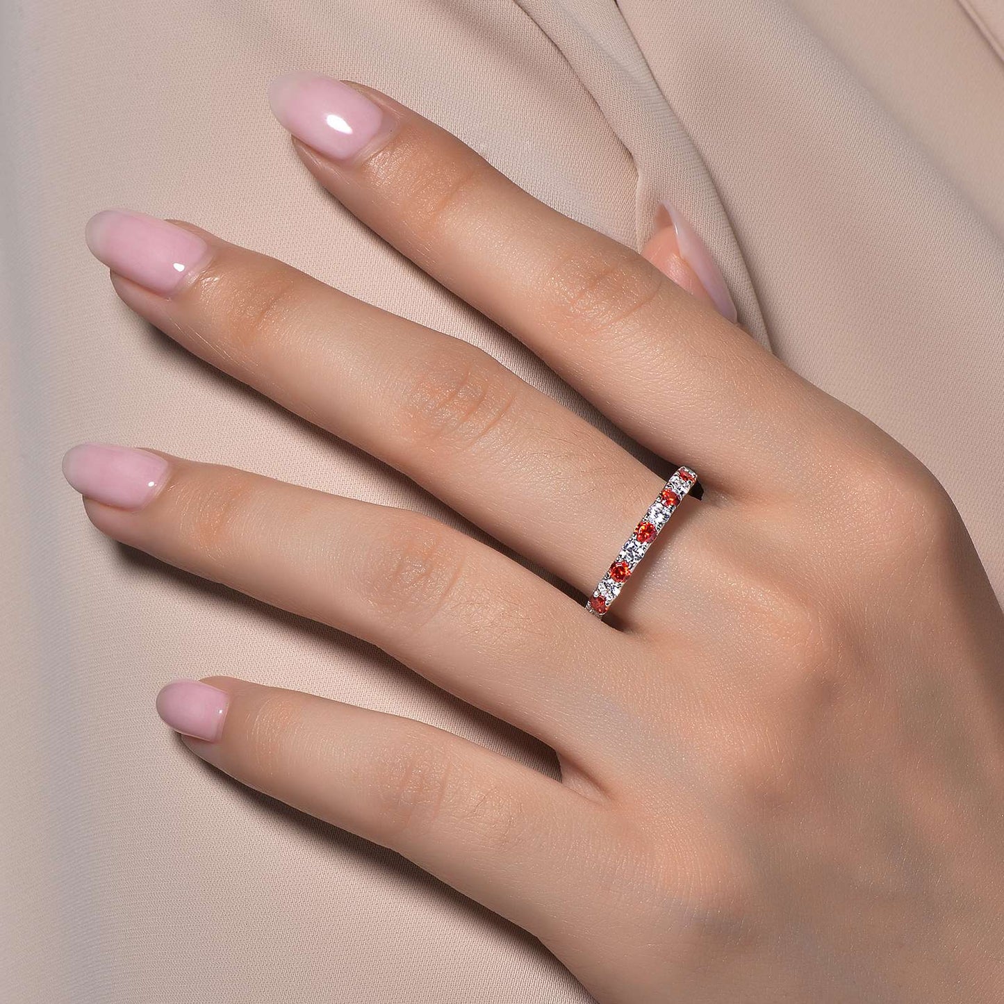 May Birthstone Ring