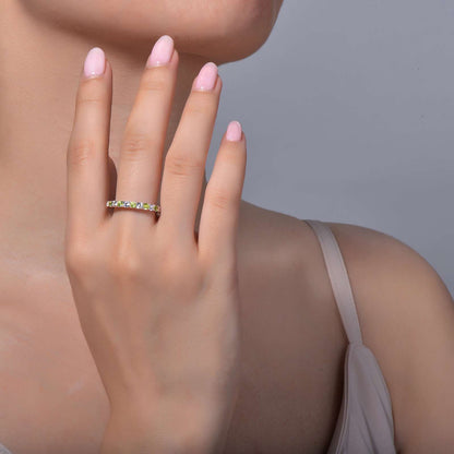 May Birthstone Ring