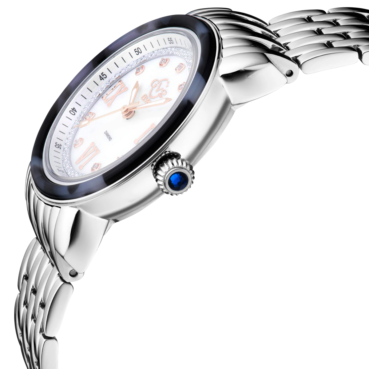 Gevril Watch - GV2 Marsala Tortoise Diamond /9850B