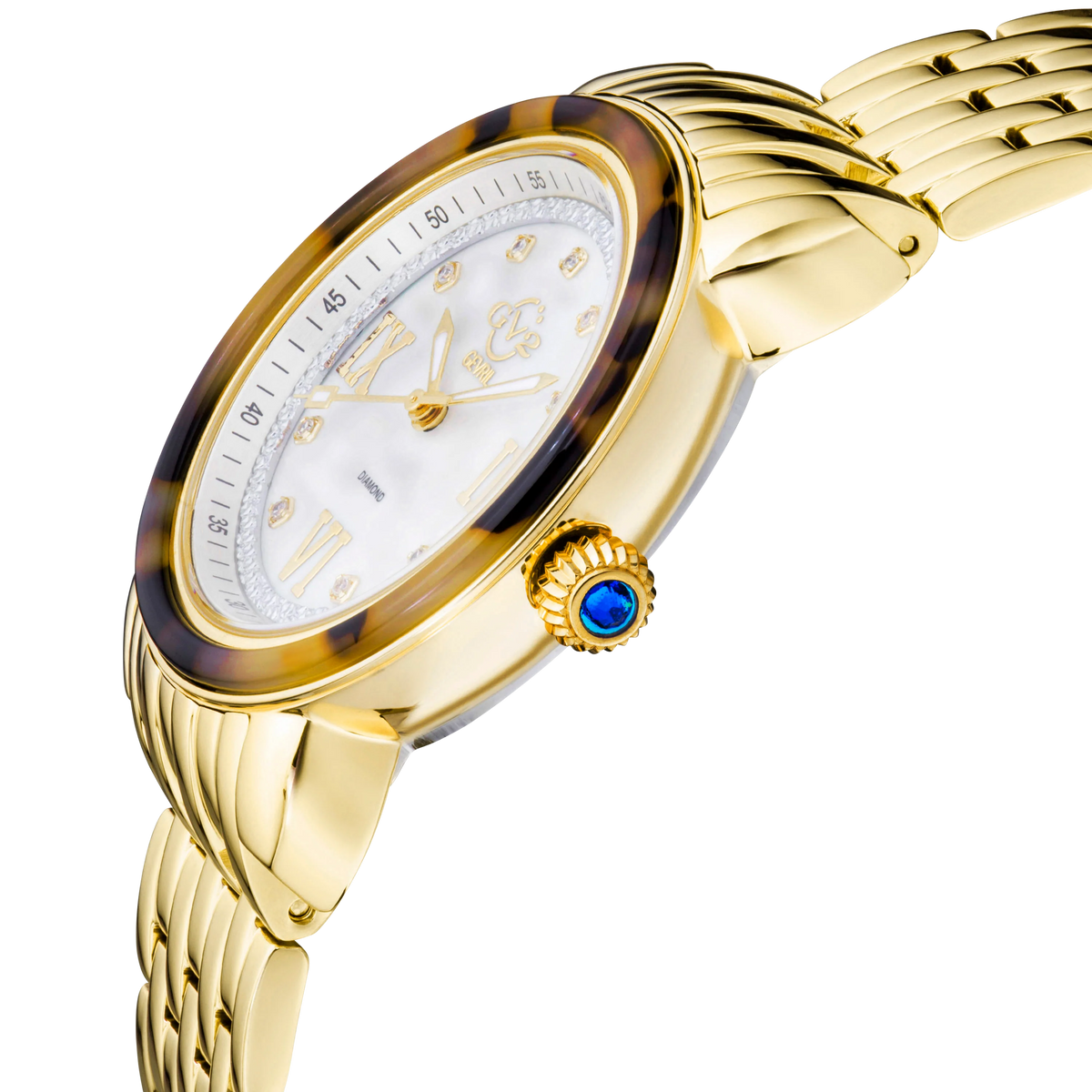 Gevril Watch - GV2 Marsala Tortoise Diamond/9851B