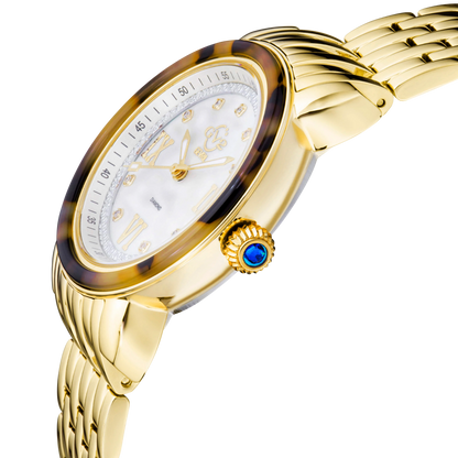 Gevril Watch - GV2 Marsala Tortoise Diamond/9851B
