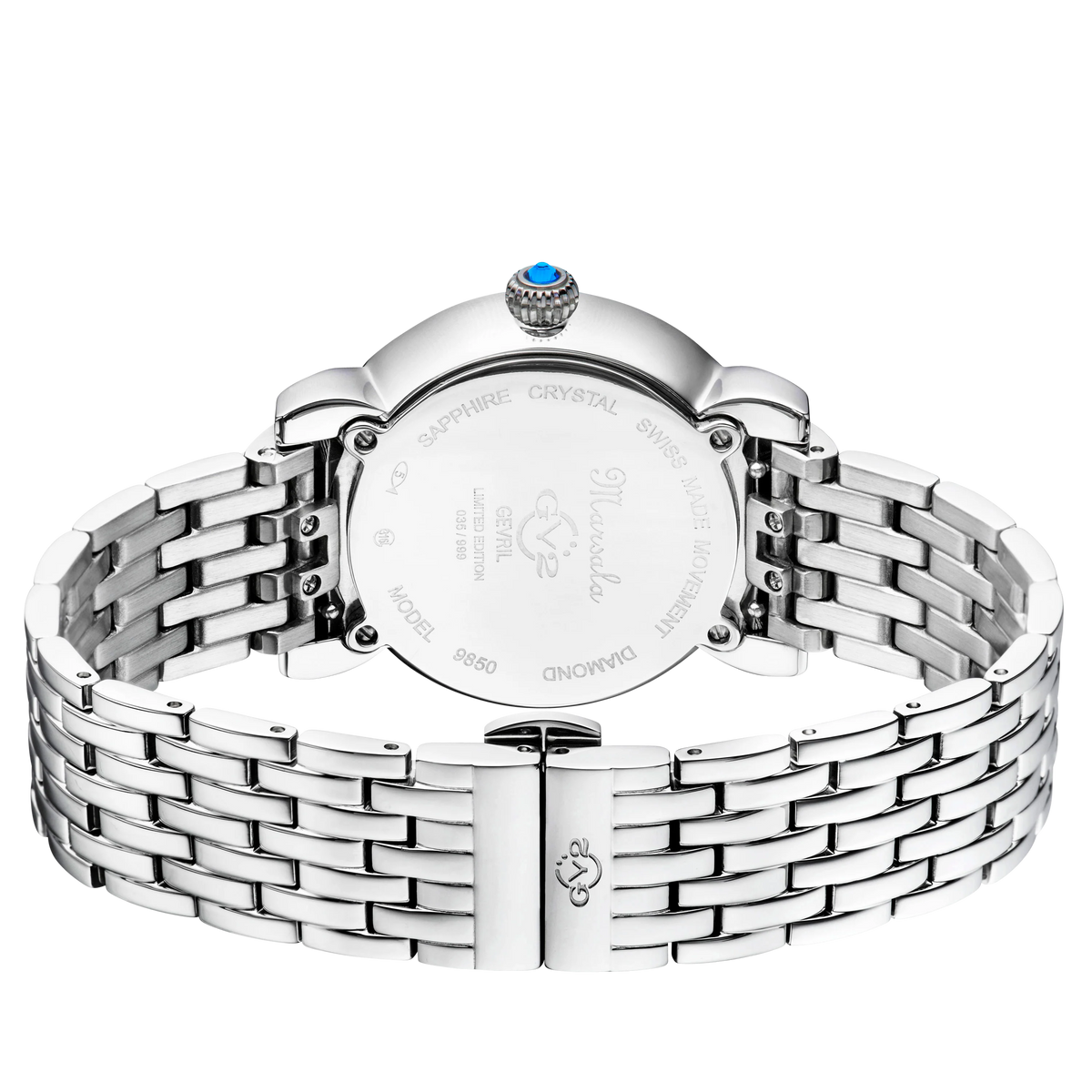 Gevril Watch - GV2 Marsala Tortoise Diamond /9850B