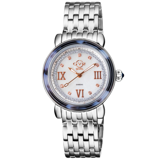 Gevril Watch - GV2 Marsala Tortoise Diamond /9850B