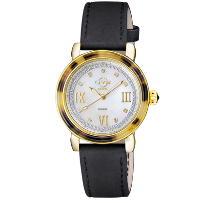 Gevril Watch - GV2 Marsala Tortoise Diamond/9851