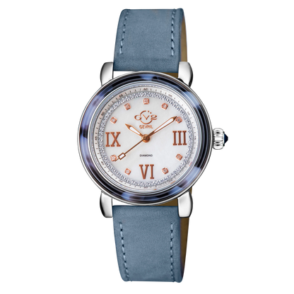 Gevril Watch - GV2 Marsala Tortoise Diamond 9850