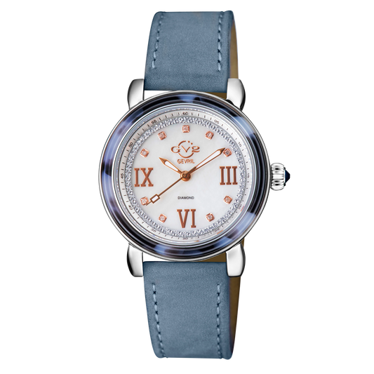 Gevril Watch - GV2 Marsala Tortoise Diamond 9850