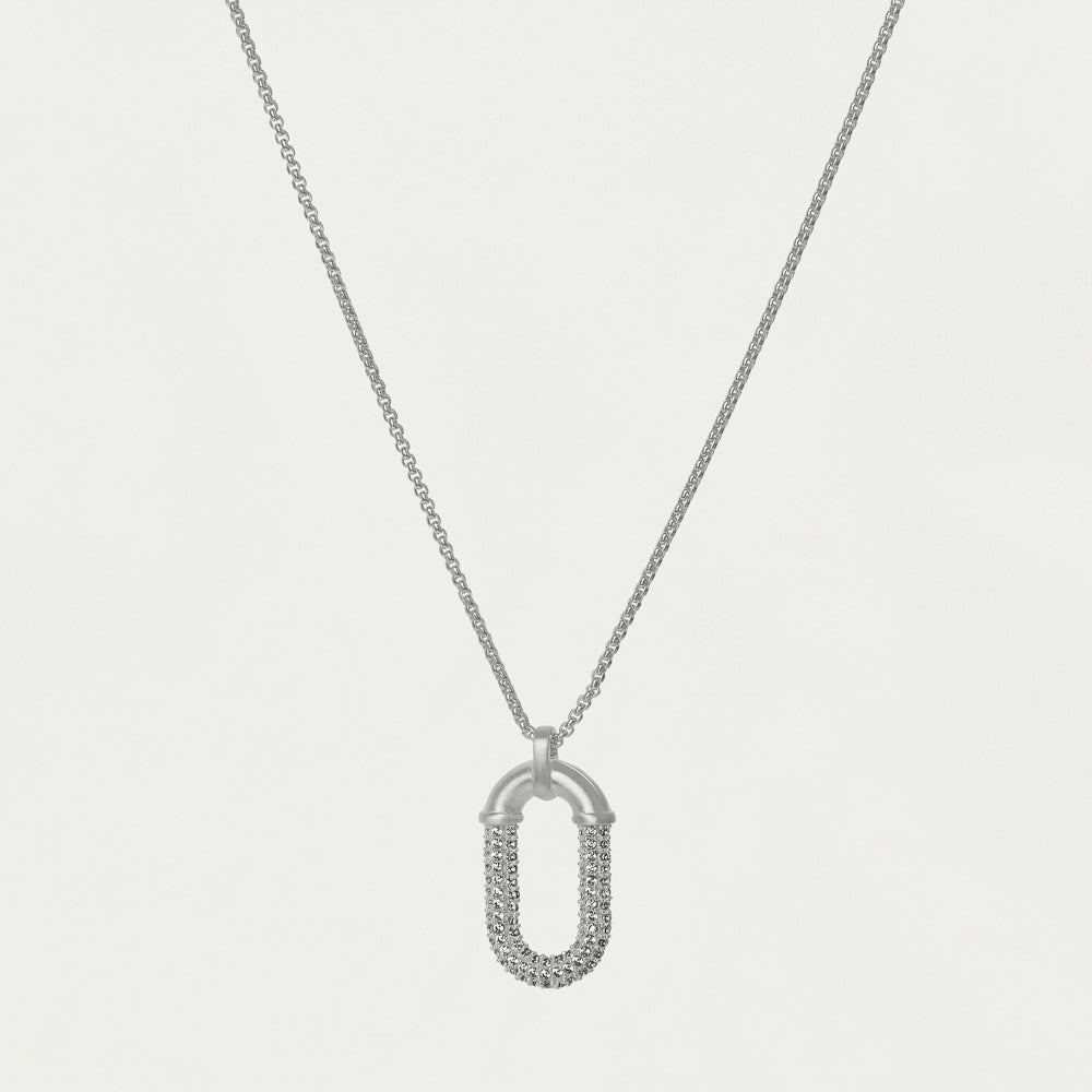 Solene Pavé Pendant Necklace